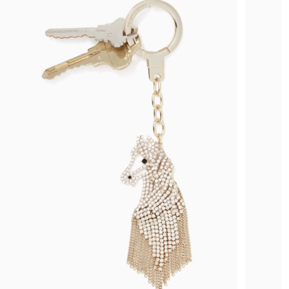 Kate Spade Wild Ones Bling Horse Keychain